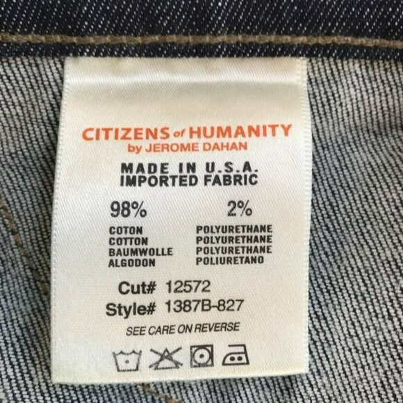 Citizens Of Humanity Super Flare Jeans Size 29 Moonriver Blue - Picture 6 of 8